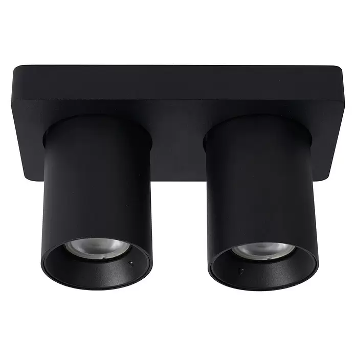 Lucide Deckenstrahler Nigel - 10 W, L x B x H: 20 x 10 x 11,5 cm, Schwarz, GU10 - Ansicht von unten