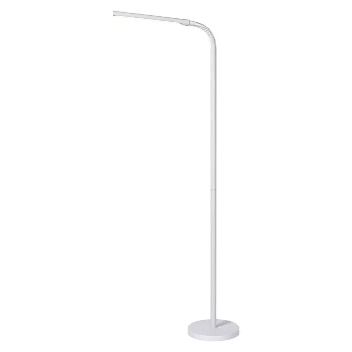 Stehleuchte - 5 W, Höhe: 153 cm, Weiß - Diagonale Ansicht