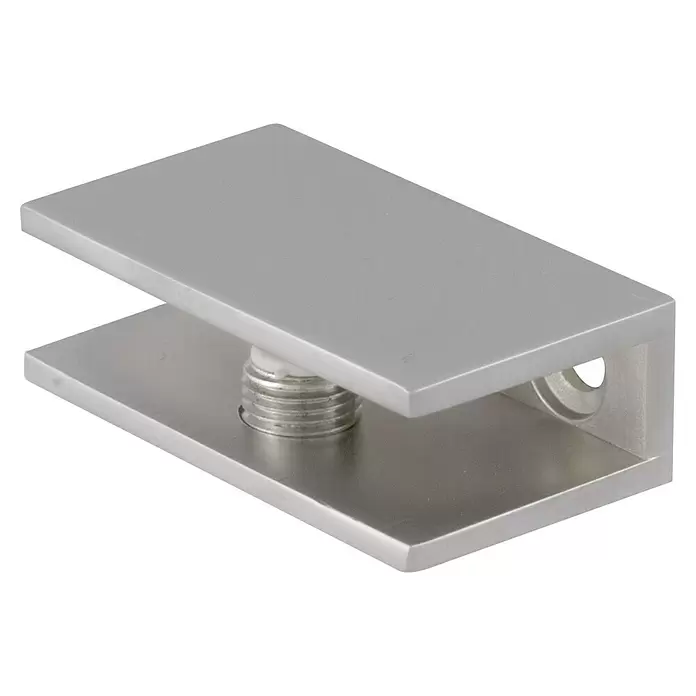 Storemax Clips VERO QUATRO voor wandplanken - Aluminium - Diagonaal zicht
