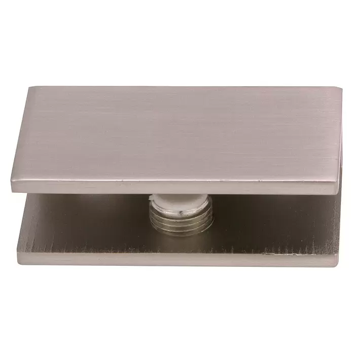 Storemax Clips VERO QUATRO voor wandplanken - Rvs-look - Vooraanzicht