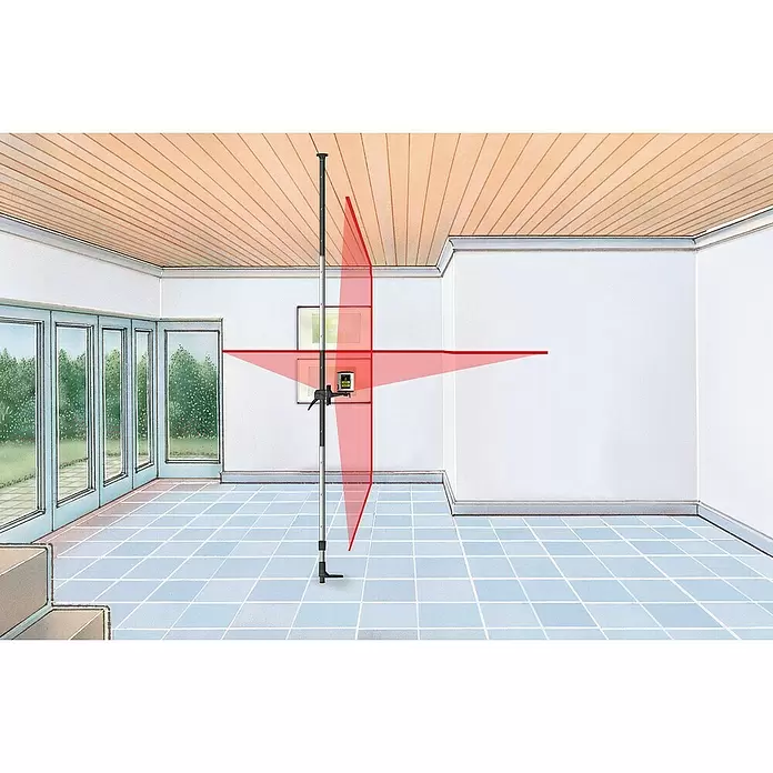 Laserliner Teleskopstange TelePod Plus - Aluminium - Anwendungsbeispiel