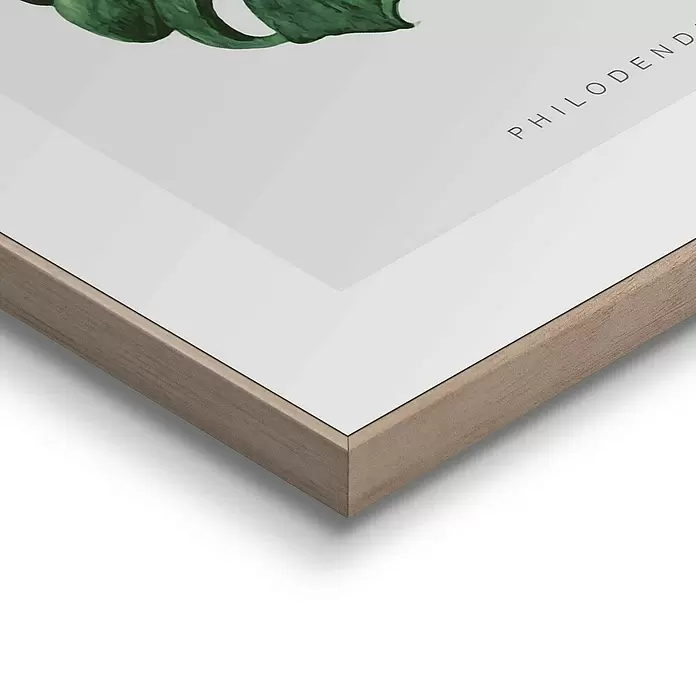 Bild Slim Frame - Monstera Leaf, B x H: 40 x 50 cm - Detailaufnahme