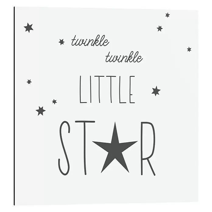 Decopanel - Twinkle Twinkle little Star, B x H: 30 x 30 cm - Vorderansicht