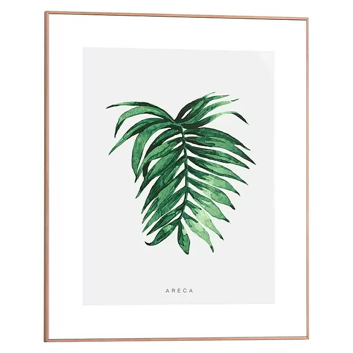 Bild Slim Frame - Areca Leaf, B x H: 40 x 50 cm - Vorderansicht