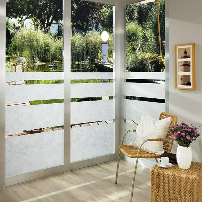 D-c-fix Glasfolie Milky - L x B: 210 x 90 cm, Milchglas, Selbstklebend - Stimmungsaufnahme