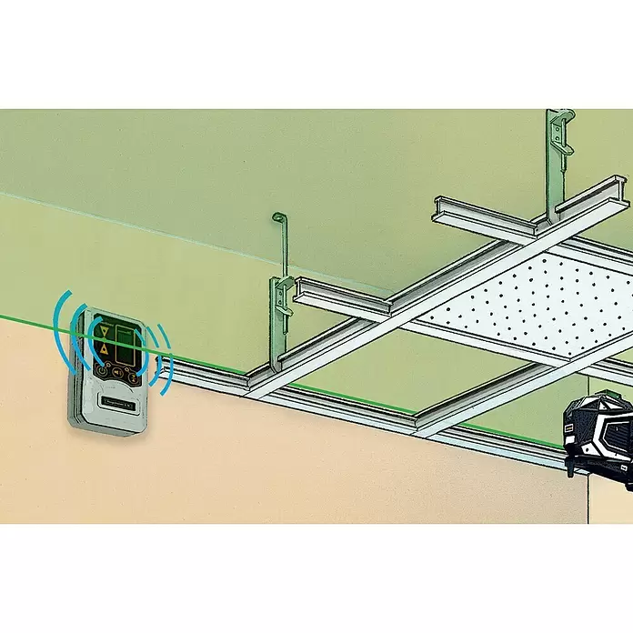 Laserliner Laserempfänger RangeXtender G 30 - Max. Arbeitsbereich: 30 m - Anwendungsbeispiel