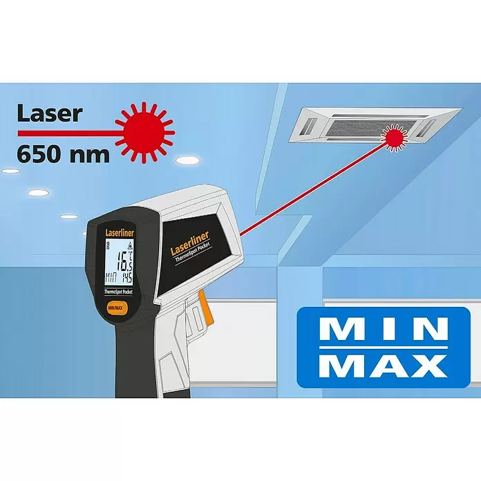 Laserliner Temperaturmessgerät ThermoSpot Pocket -  - Anwendungsbeispiel
