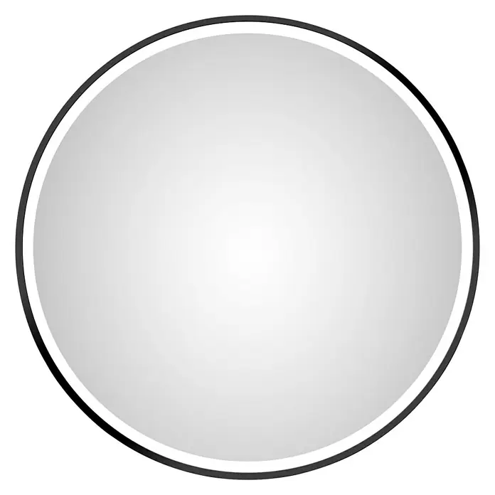 DSK LED-Lichtspiegel Desire - Durchmesser: 55 cm, Schwarz - Vorderansicht