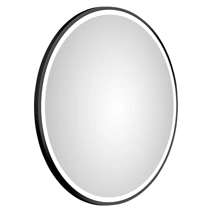 DSK LED-Lichtspiegel Desire - Durchmesser: 55 cm, Schwarz - Diagonale Ansicht