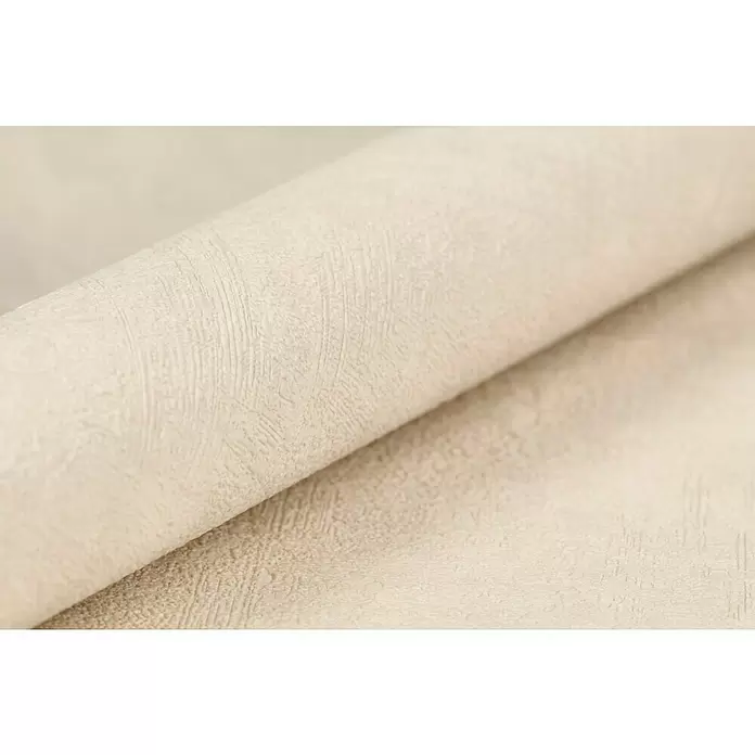 Rasch Vliestapete - Creme, Lebendige Struktur, Uni, 10,05 x 0,53 m - Detailaufnahme