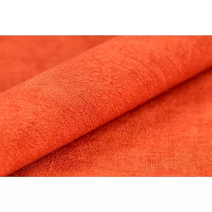Rasch Vliestapete - Orange, Lebendige Struktur, Uni, 10,05 x 0,53 m - Detailaufnahme