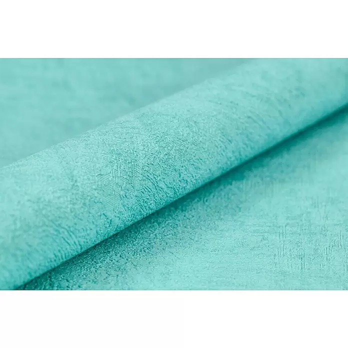Rasch Vliestapete - Blau, Lebendige Struktur, Uni, 10,05 x 0,53 m - Detailaufnahme