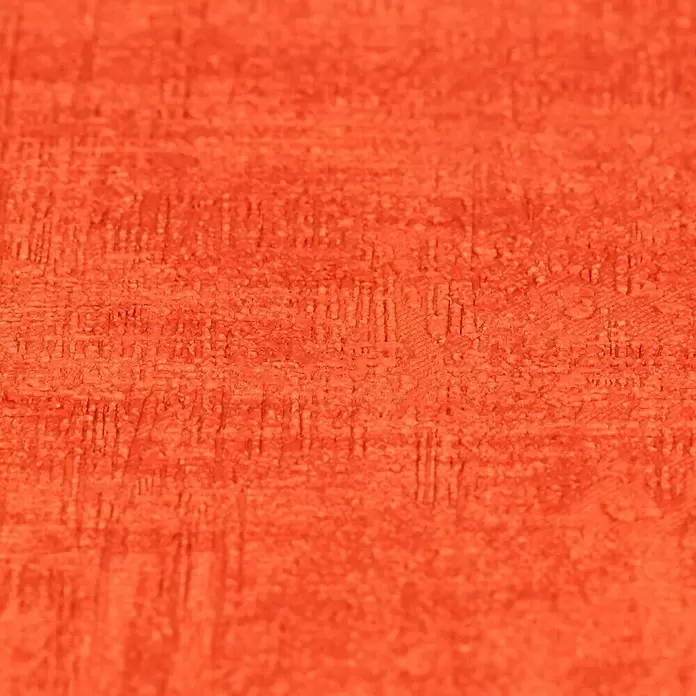 Rasch Vliestapete - Orange, Lebendige Struktur, Uni, 10,05 x 0,53 m - Detailaufnahme