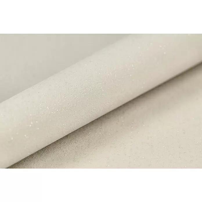 Rasch Vliestapete Flitter - Greige, Uni, 10,05 x 0,53 m - Detailaufnahme