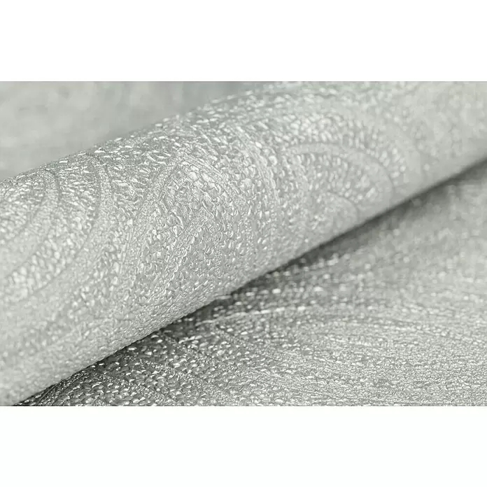 Rasch Berlin Vliestapete Flat - Grau, Grafisch, 10,05 x 0,53 m - Detailaufnahme
