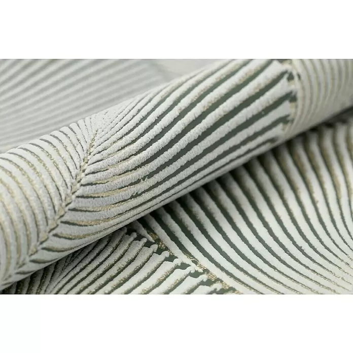 Rasch Yucatán Vliestapete - Grau/Blau, Grafisch, 10,05 x 0,53 m - Detailaufnahme
