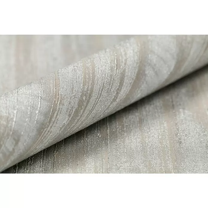 Rasch BARBARA Home Collection II Vliestapete - Grau/Silber, Holzoptik, 10,05 x 0,53 m - Detailaufnahme