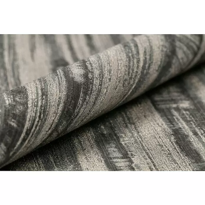 Rasch BARBARA Home Collection II Vliestapete - Grau/Schwarz, Holzoptik, 10,05 x 0,53 m - Detailaufnahme