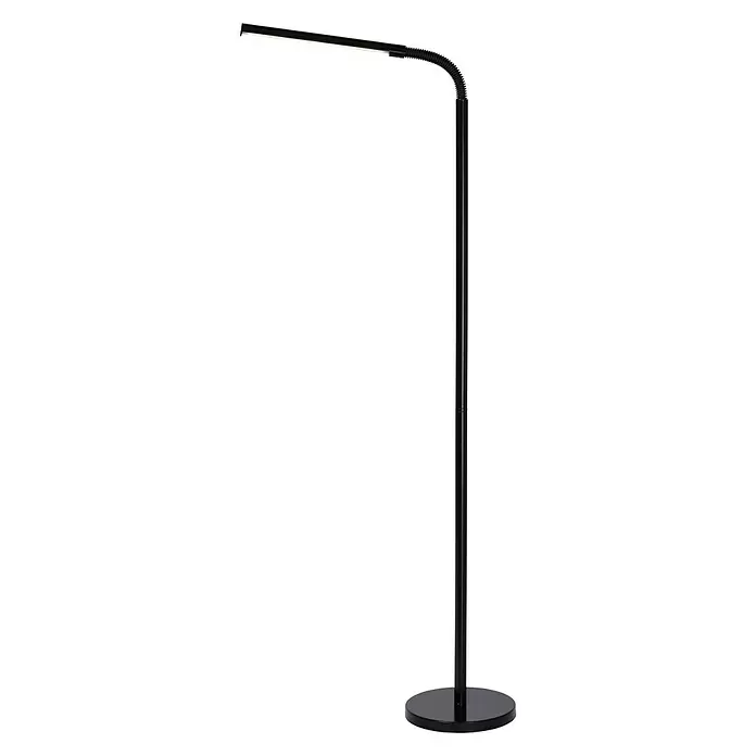 Lucide Stehleuchte Gilly - 5 W, Höhe: 153 cm, Schwarz - Diagonale Ansicht