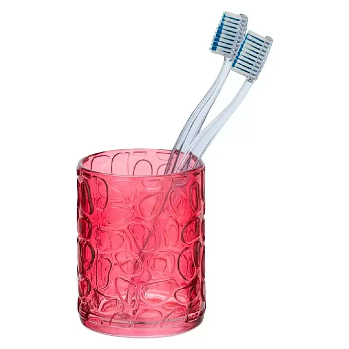 Wenko Kupaonska čaša  Vetro Pink - Staklo, Ružičasta boja - Pogled sprijeda