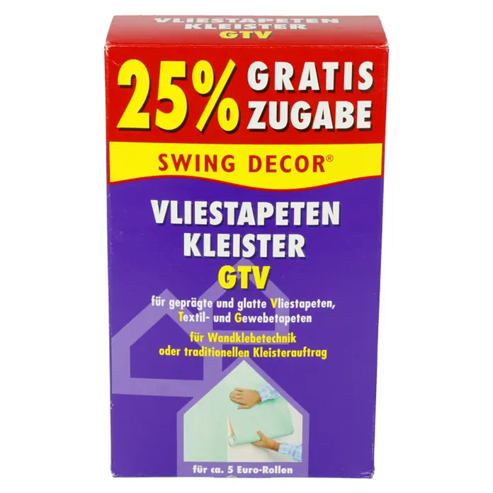 Swing Decor Vliestapeten-Kleister 25 % gratis - 250 g