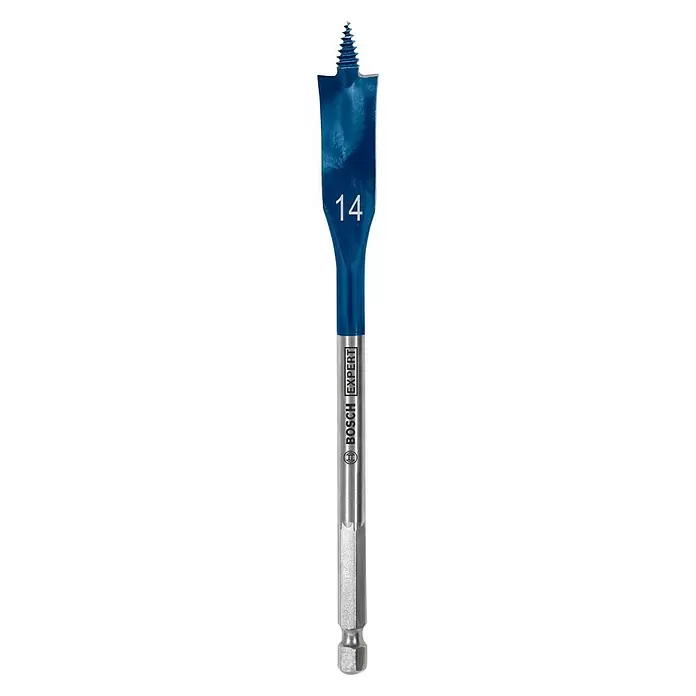 Bosch Professional Expert Broca plana SelfCut Speed - Largo: 152 mm, Diámetro: 30 mm - Vista frontal