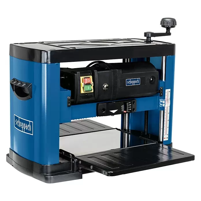 Scheppach Hobelmaschine PLM1800 - Leistungsaufnahme: 1.500 W, Hobelbreite: 330 mm - Diagonale Ansicht