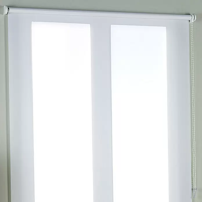 Estor enrollable Sama - An x Al: 90 x 250 cm, Blanco - Primer plano