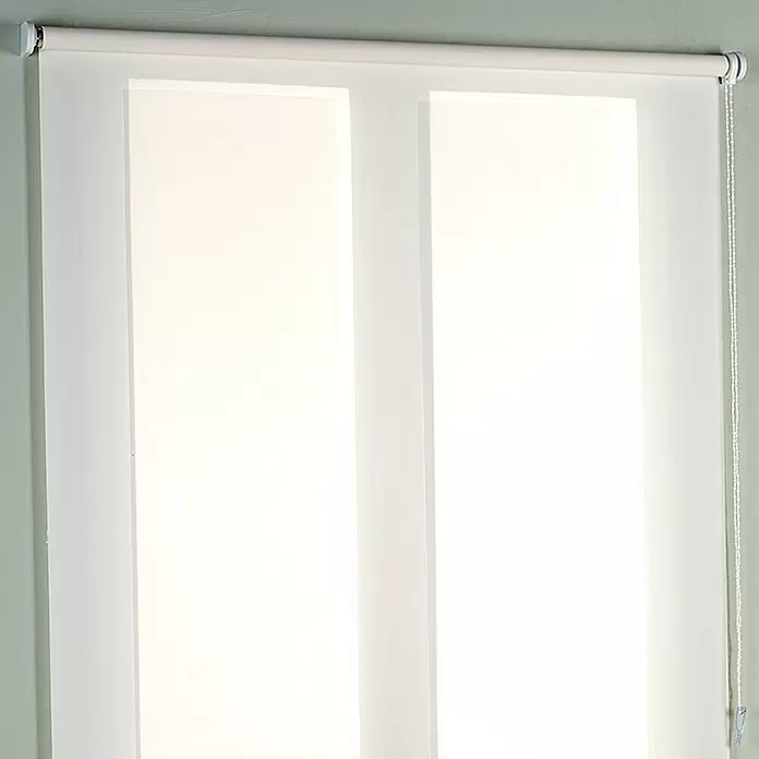 Estor enrollable screen 5% Zoe - An x Al: 120 x 250 cm, Blanco - Primer plano