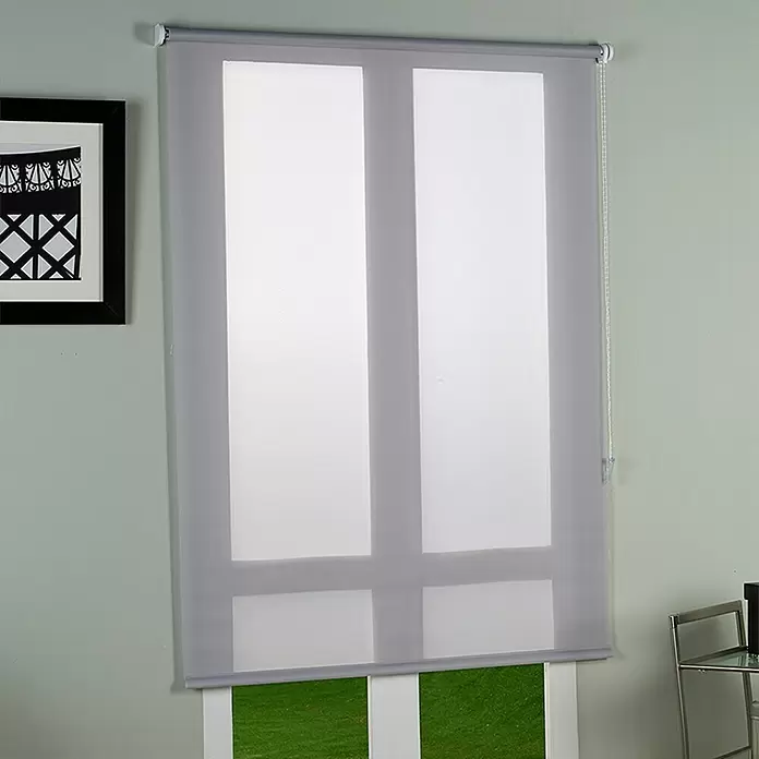 Estor enrollable Sama - An x Al: 150 x 250 cm, Gris - Foto ambiente