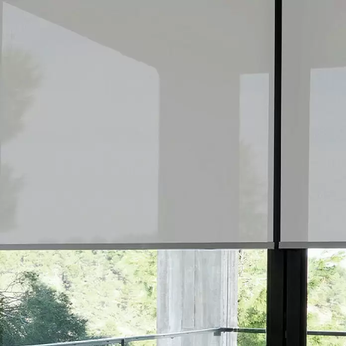Estor enrollable screen 1% - An x Al: 120 x 250 cm, Gris - Primer plano