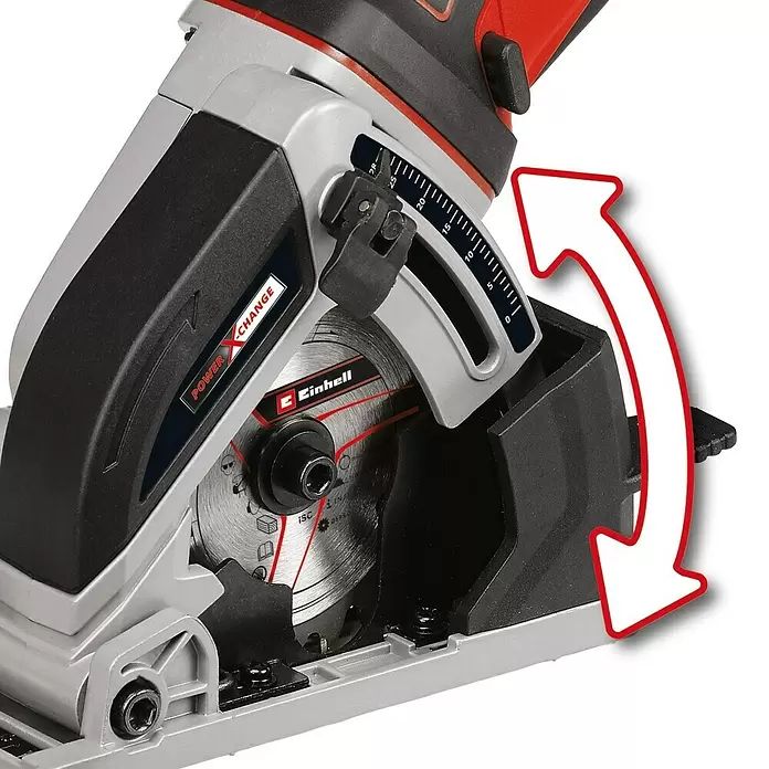 Einhell Power X-Change Akumulatorska kružna pila TE-CS 18/89 Li-Solo - 18 V, Bez akumulatora, Broj okretaja pri praznom hodu: 0 okr/min - 2.500 okr/min - Proizvod u upotrebi