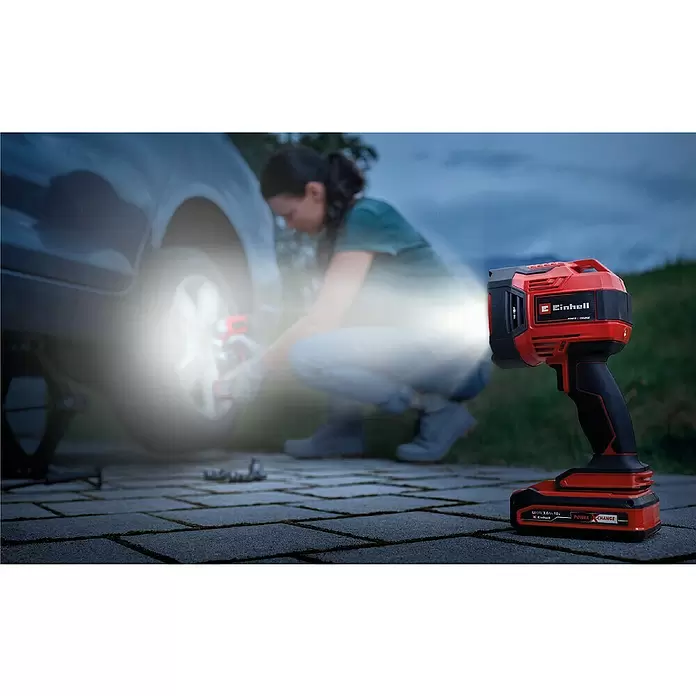 Einhell Power X-Change LED-Strahler TE-CL 18/2500 LiAC - Solo - 18 V, Ohne Akku, 2.500 lm - Anwendungsbeispiel