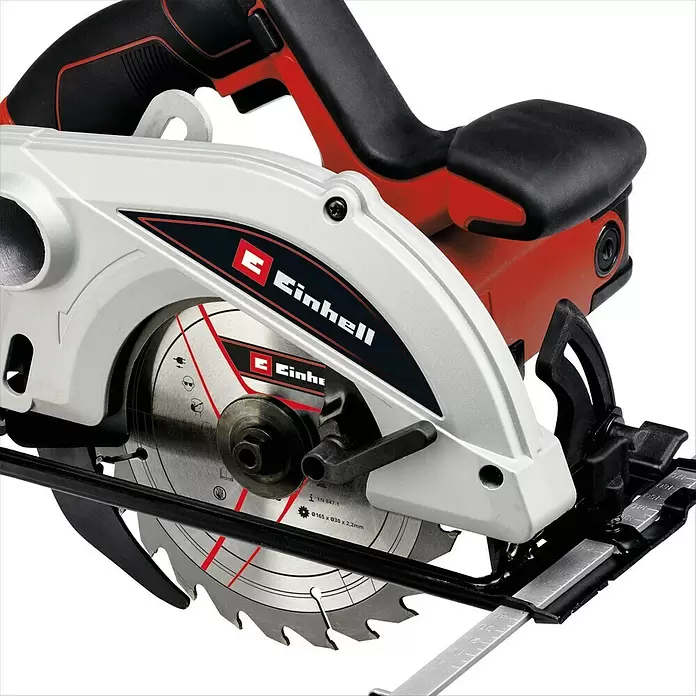 Einhell Handkreissäge TC-CS 1250 - 1.250 W, Sägeblatt: Ø 165 mm, Leerlaufdrehzahl: 0 U/min - 5.500 U/min - Detailaufnahme