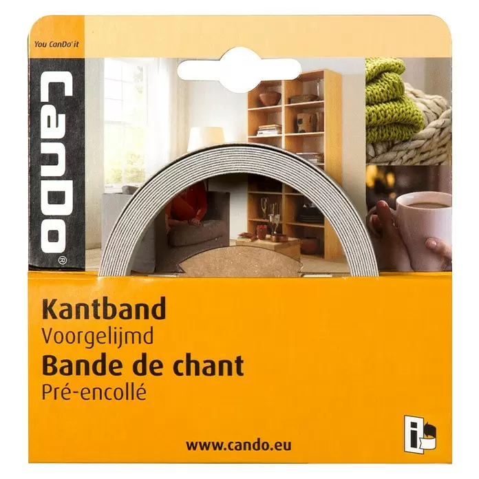 CanDo Band Universeel Kantband 24 mm - Lengte: 2,8 m, 24 mm, Gebleekt eiken - Vooraanzicht