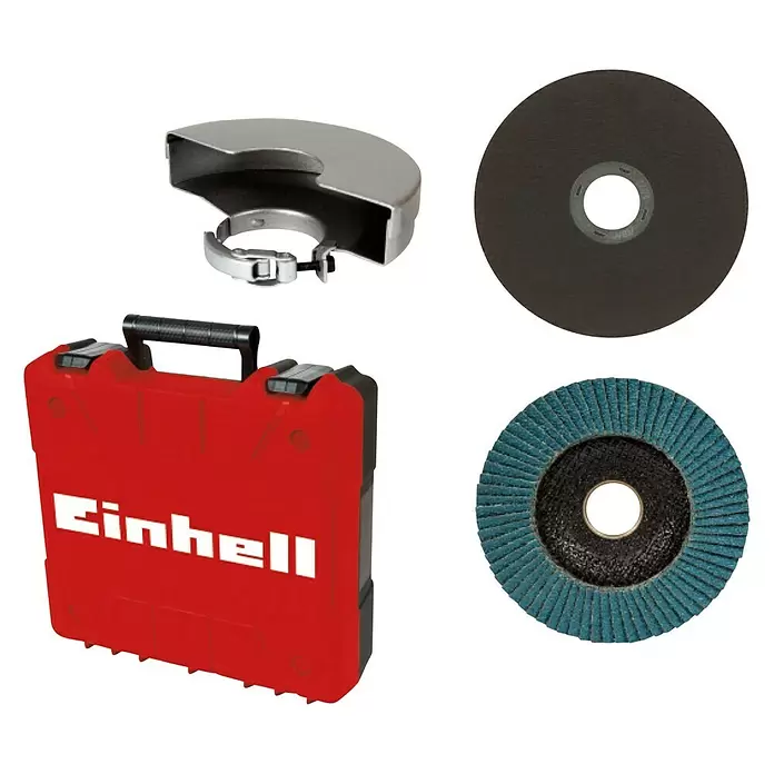 Einhell Power X-Change Akku-Winkelschleifer TE-AG 18/115 Li-SoloAcc - 18 V, Ohne Akku, Durchmesser Scheibe: 115 mm - Ansicht von oben