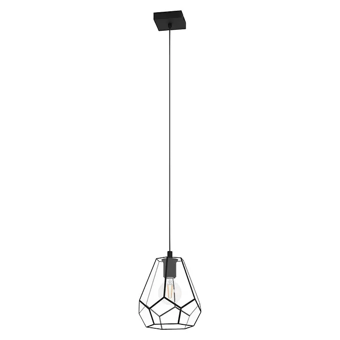 Eglo Mardyke Pendelleuchte rund MARDYKE - 40 W, Ø x H: 230 mm x 110 cm - Vorderansicht