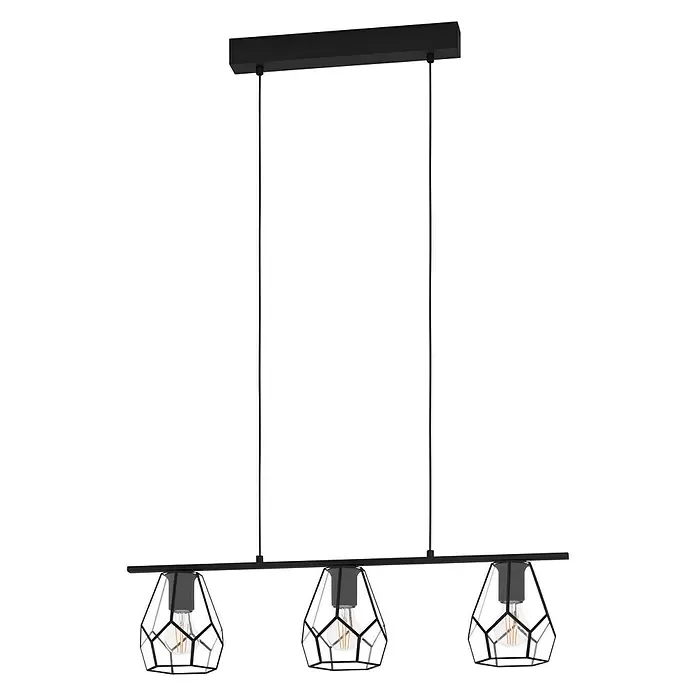Eglo Mardyke Pendelleuchte MARDYKE - 40 W, L x B x H: 77,5 x 14,5 x 110 cm - Vorderansicht