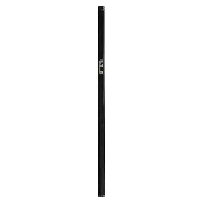 Storemax Railset R-40 voor schuifdeurkasten - 240 cm, Zwart - Vooraanzicht