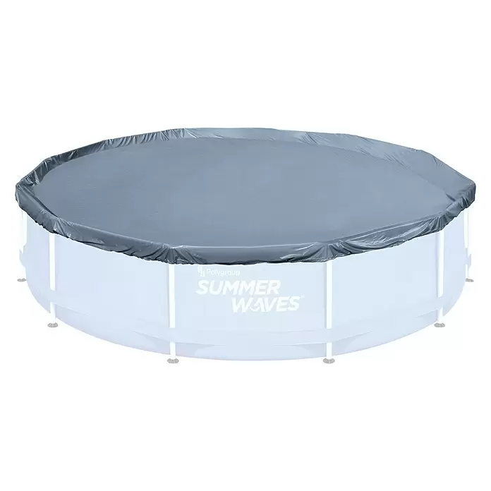 Pool-Abdeckplane Summer Waves - Durchmesser: 366 cm, PVC - Diagonale Ansicht
