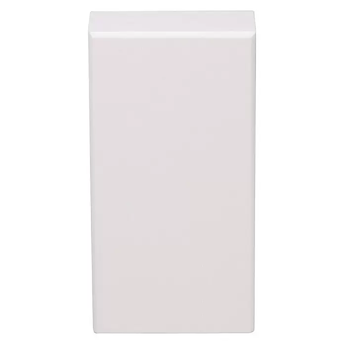 JéWé Vloerblok - 14,5 x 7,1 x 2,5 cm, Grenen, Zuiver wit - Vooraanzicht