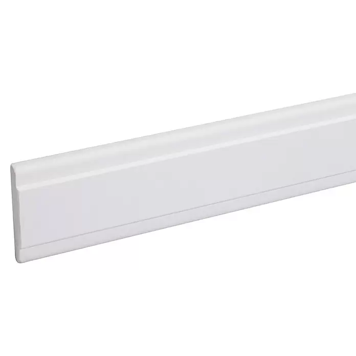 Koplat - 270 x 6,8 x 1,2 cm, MDF, Wit - Close-up