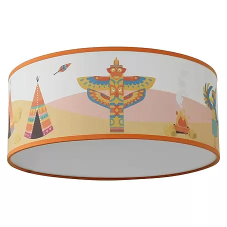 Idp Lampshades  Plafón redondo Indiens