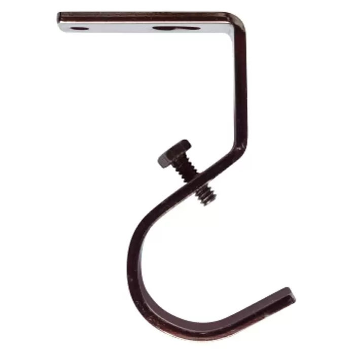 Soporte para techo Ideas 28 - Antracita, Barras para las cortinas de Ø 28 mm, Largo: 7,6 cm - Vista de perfil derecho