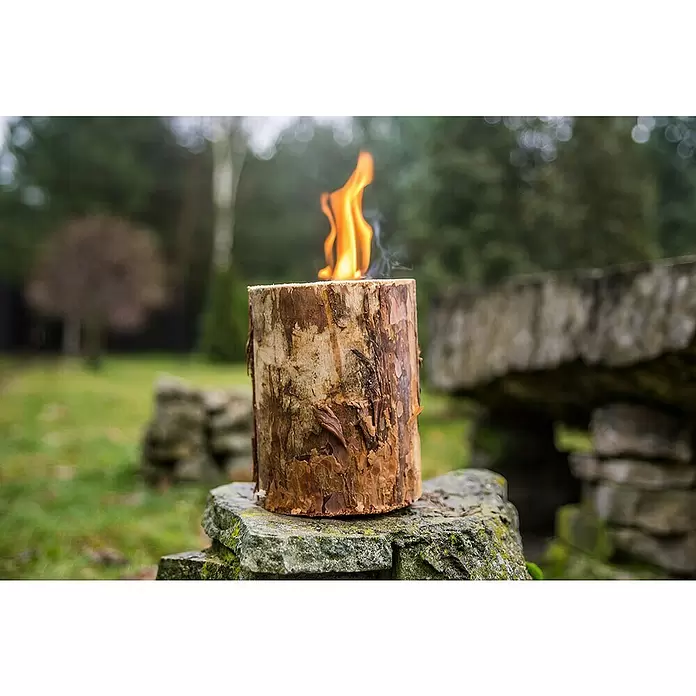 Schwedenfeuer - Durchmesser: 17 cm, Höhe: 20 cm - Stimmungsaufnahme