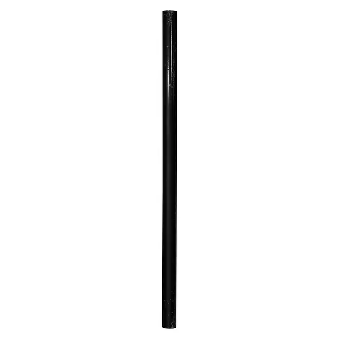Trapleuning zwart metaal rond - Zwart, Metaal, Rond, 100 cm - Zijaanzicht rechts