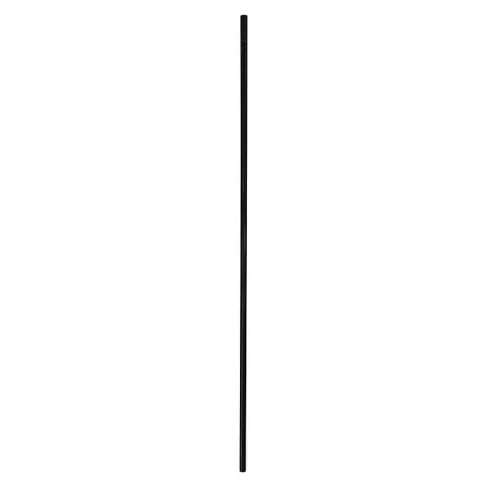 Trapleuning zwart metaal rond - Zwart, Metaal, Rond, 270 cm - Zijaanzicht rechts
