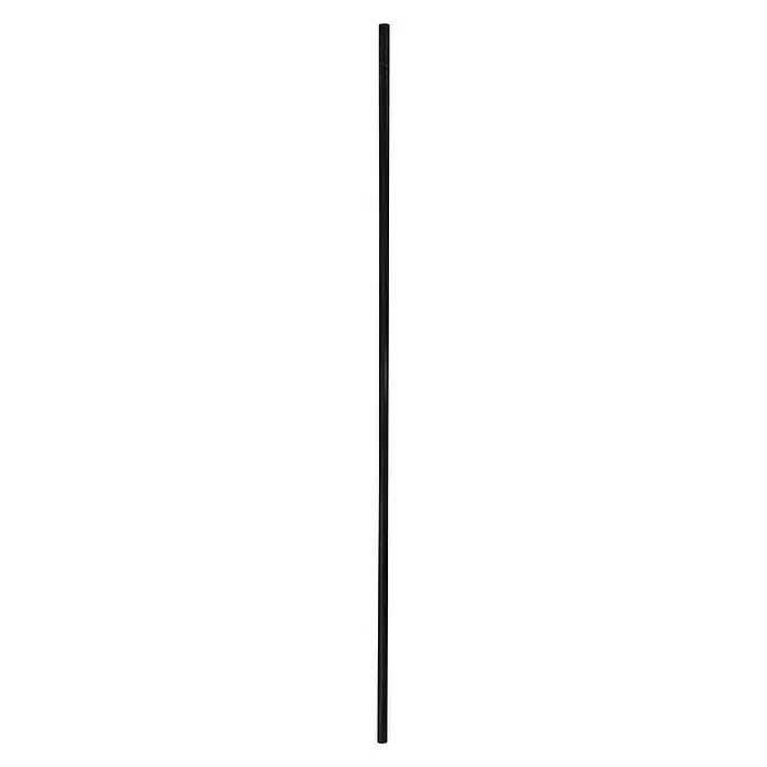 Trapleuning zwart metaal rond - Zwart, Metaal, Rond, 390 cm - Zijaanzicht rechts