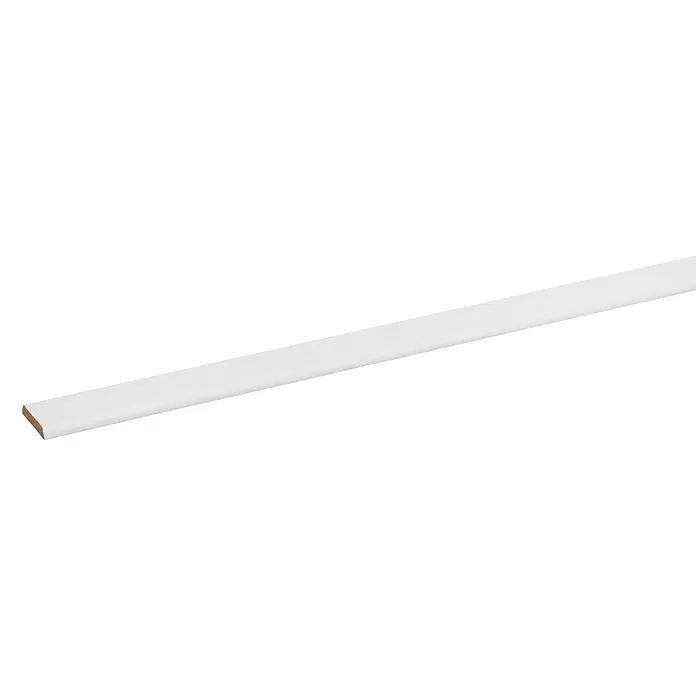 Deklijst - 2.600 x 22 x 4 mm, Overschilderbaar - Close-up