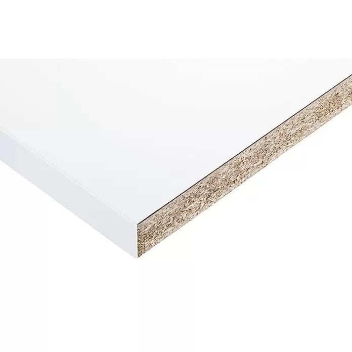 CUCINE Küchenarbeitsplatte nach Maß 9417 Snow White - Max. Zuschnittsmaß: 365 x 63,5 cm, Stärke: 1,76 cm - Detailaufnahme